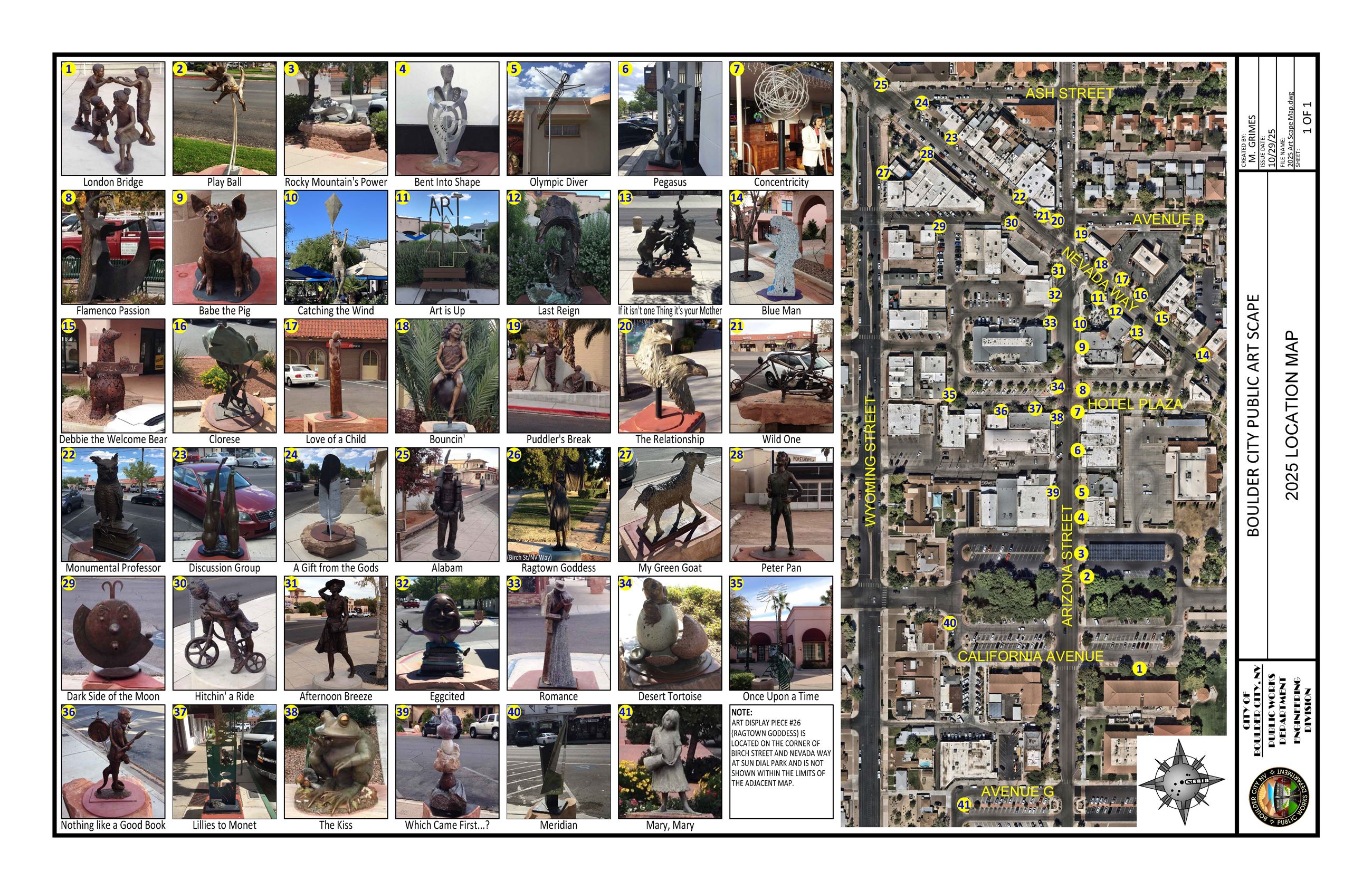 BC Public Art Scape - 2025 Location Map